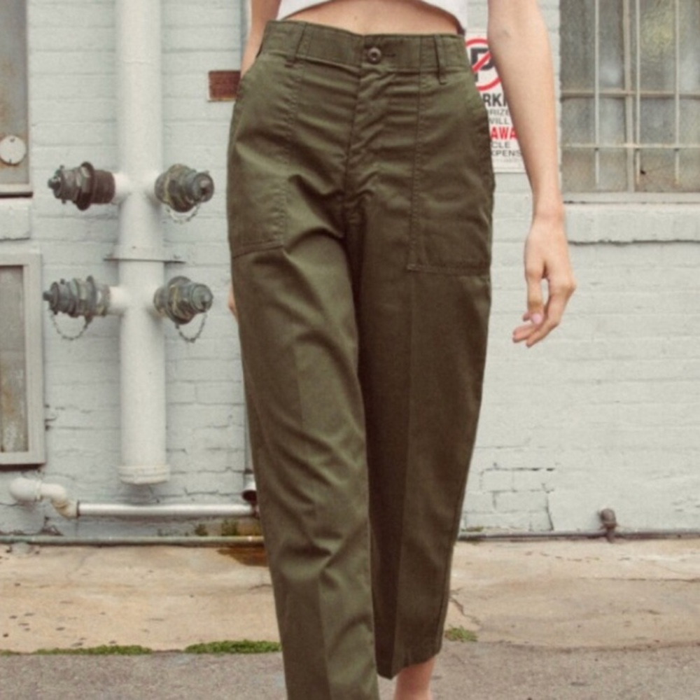 Brandy Melville Green Kim Military Pants